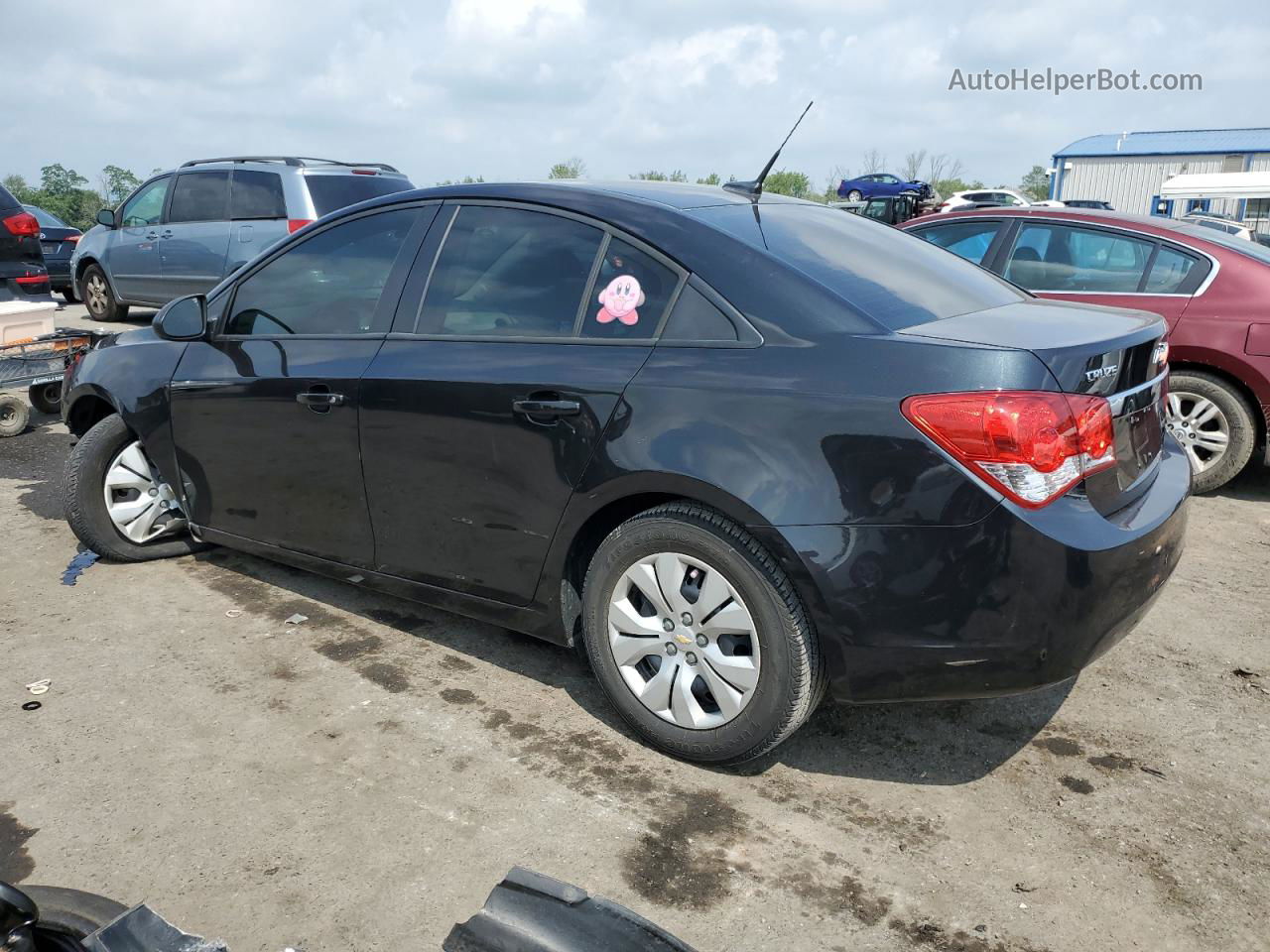 2013 Chevrolet Cruze Ls Black vin: 1G1PA5SH3D7227149