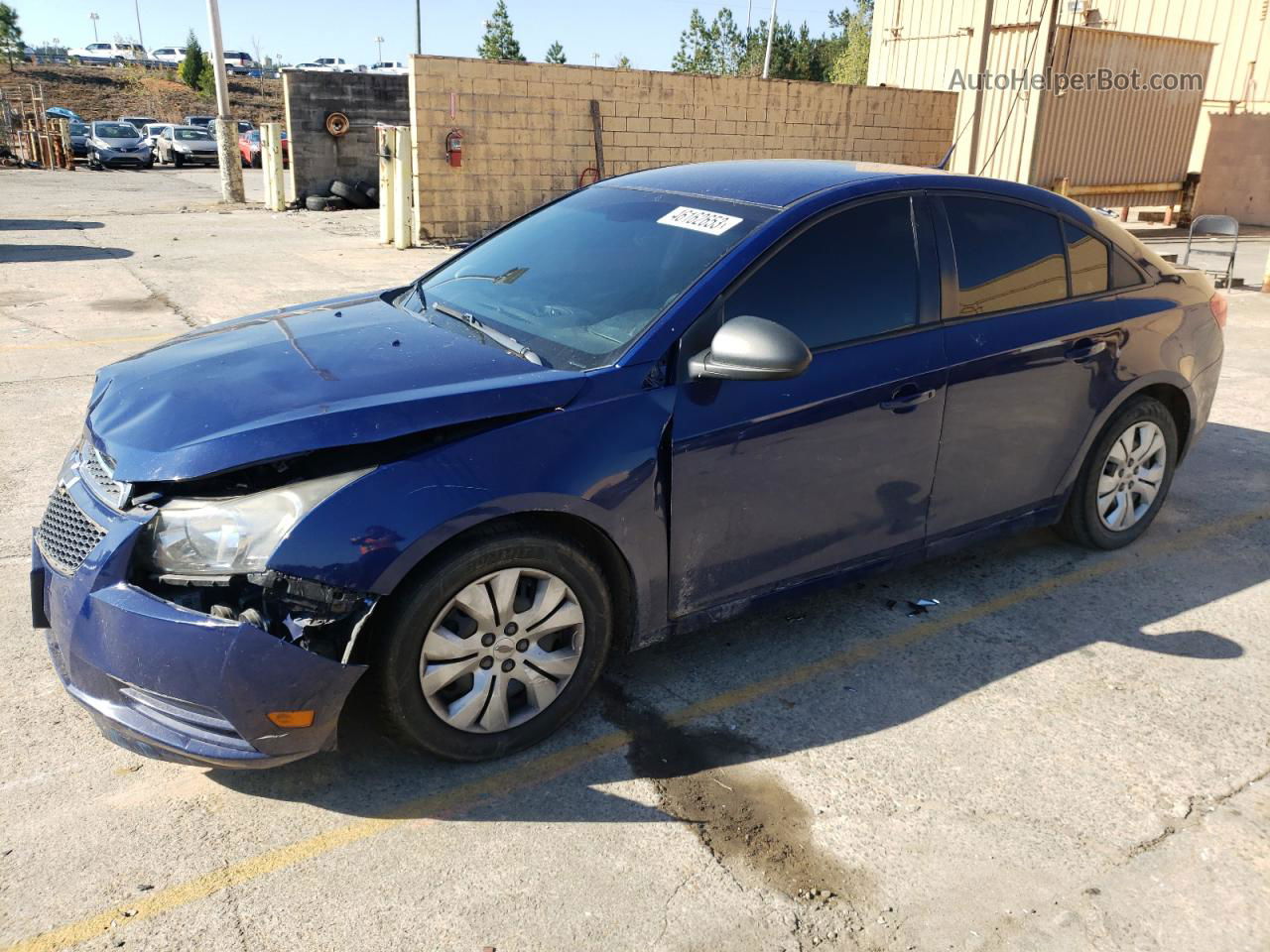 2013 Chevrolet Cruze Ls Blue vin: 1G1PA5SH3D7301010