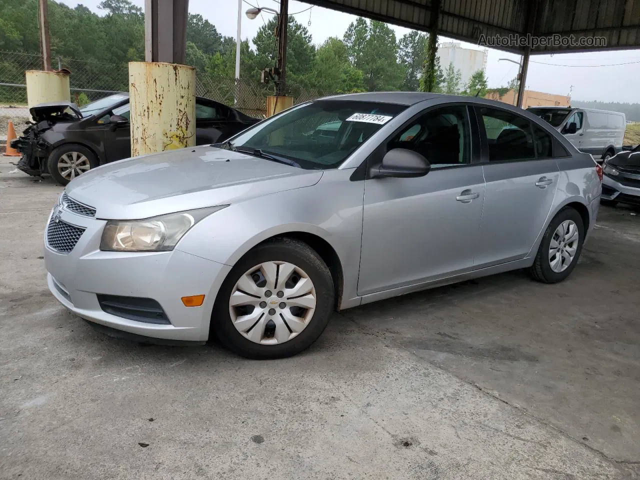 2013 Chevrolet Cruze Ls Silver vin: 1G1PA5SH3D7327378