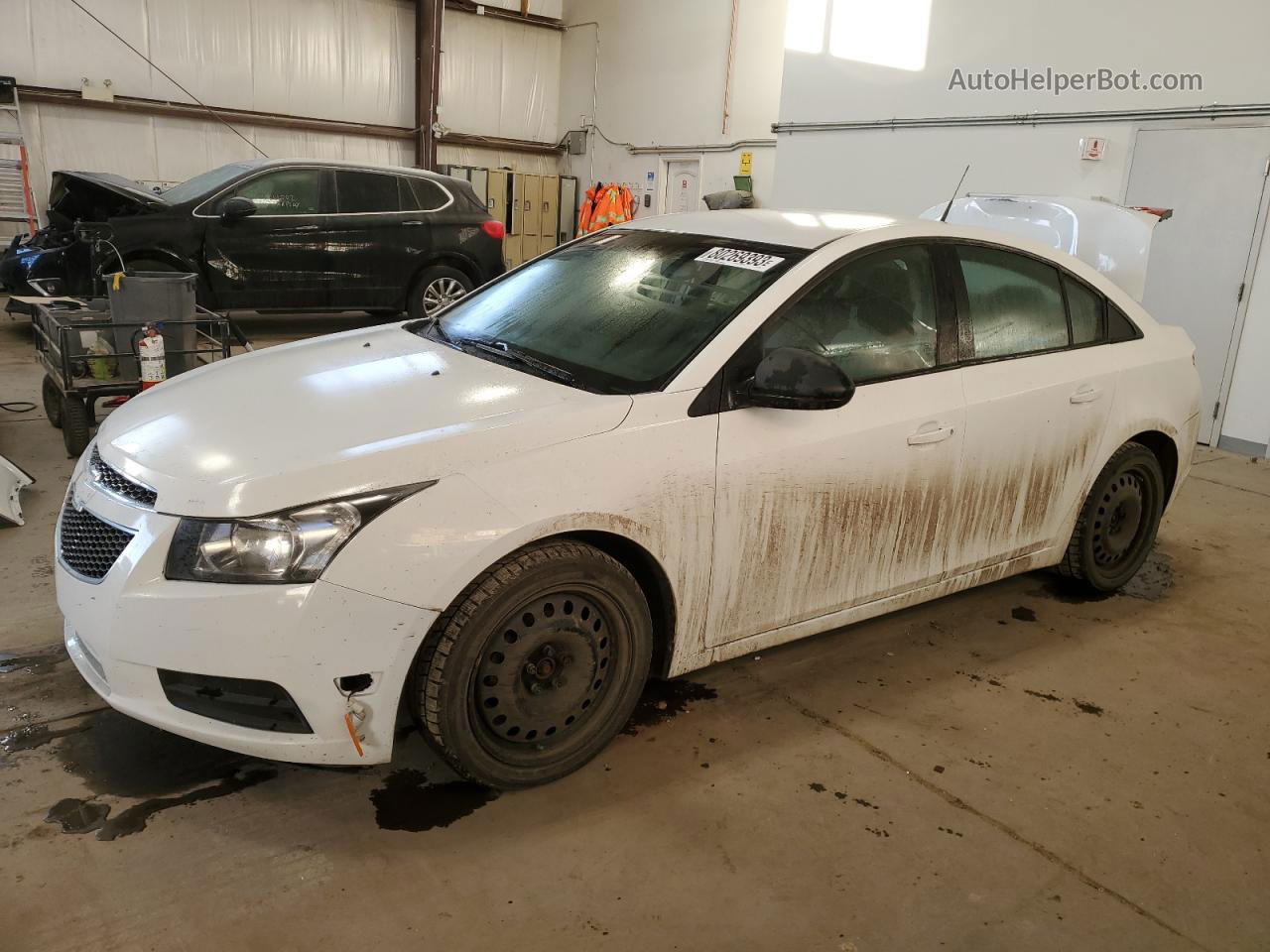 2014 Chevrolet Cruze Ls White vin: 1G1PA5SH3E7201894