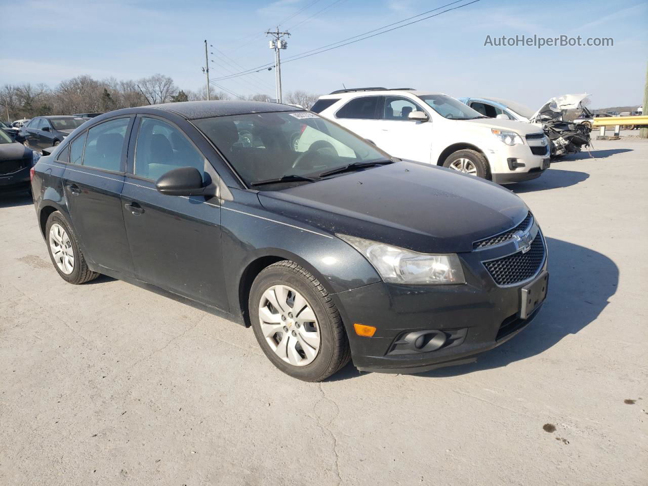 2014 Chevrolet Cruze Ls Black vin: 1G1PA5SH3E7250559