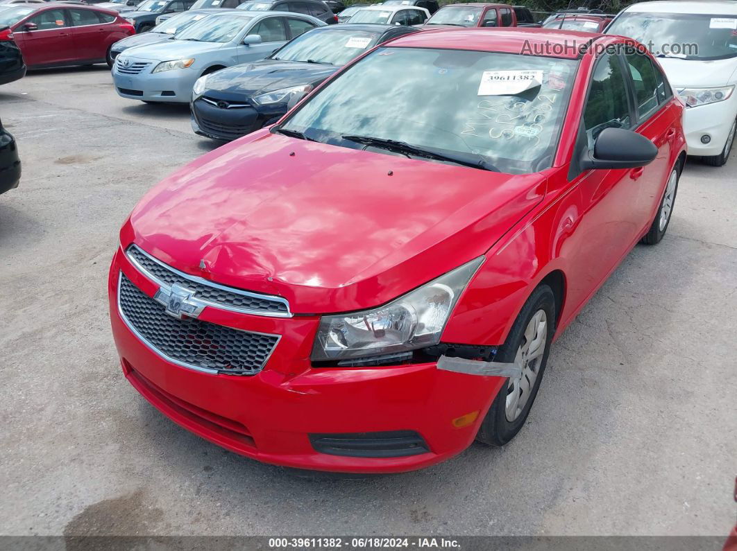 2014 Chevrolet Cruze Ls Auto Red vin: 1G1PA5SH3E7355621