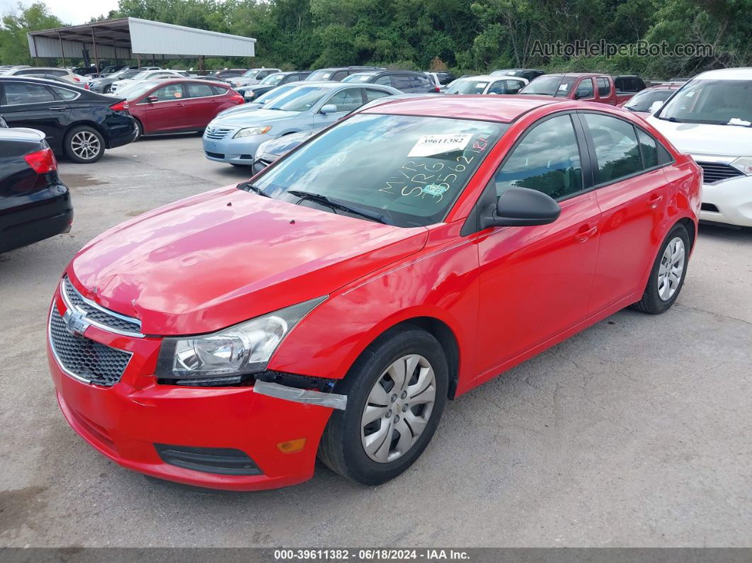 2014 Chevrolet Cruze Ls Auto Red vin: 1G1PA5SH3E7355621