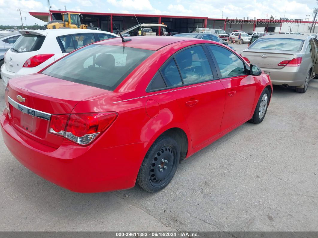 2014 Chevrolet Cruze Ls Auto Red vin: 1G1PA5SH3E7355621