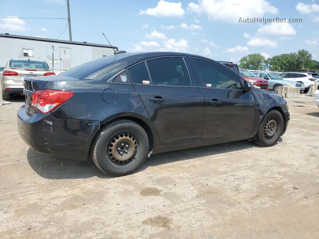 2015 Chevrolet Cruze Ls Black vin: 1G1PA5SH3F7234802