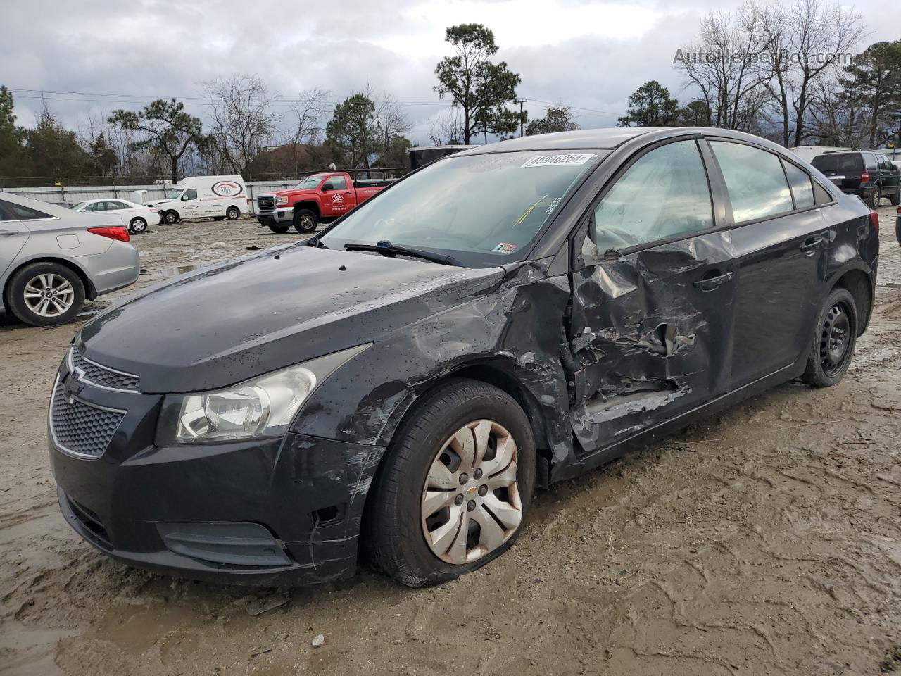 2013 Chevrolet Cruze Ls Black vin: 1G1PA5SH4D7252724