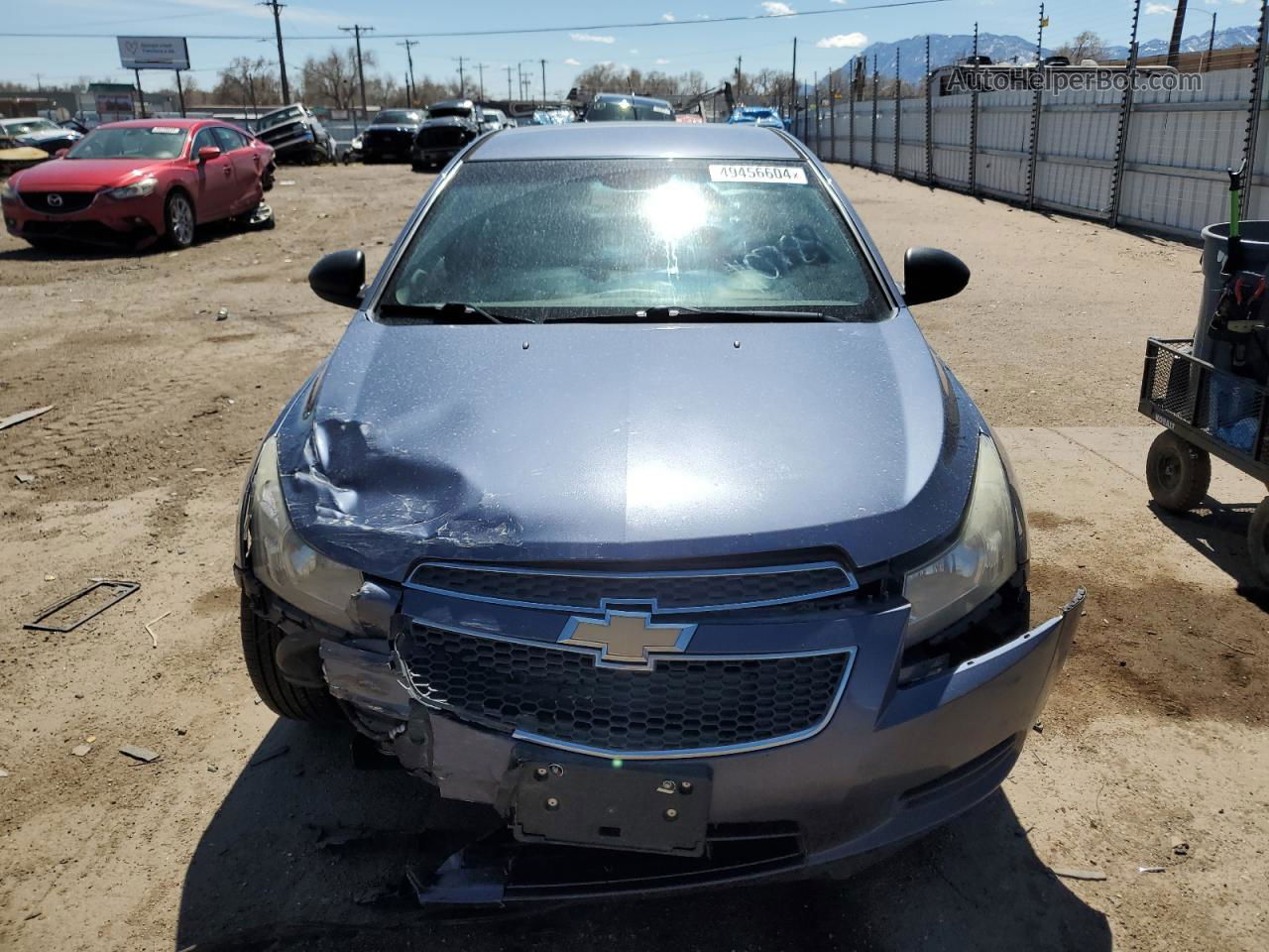 2014 Chevrolet Cruze Ls Blue vin: 1G1PA5SH4E7151135