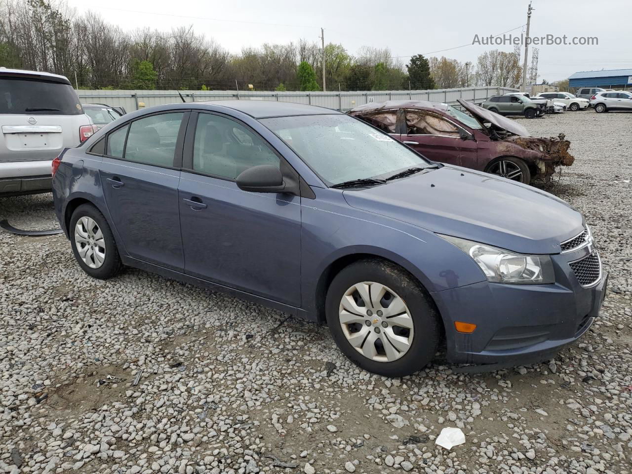 2014 Chevrolet Cruze Ls Blue vin: 1G1PA5SH4E7390359