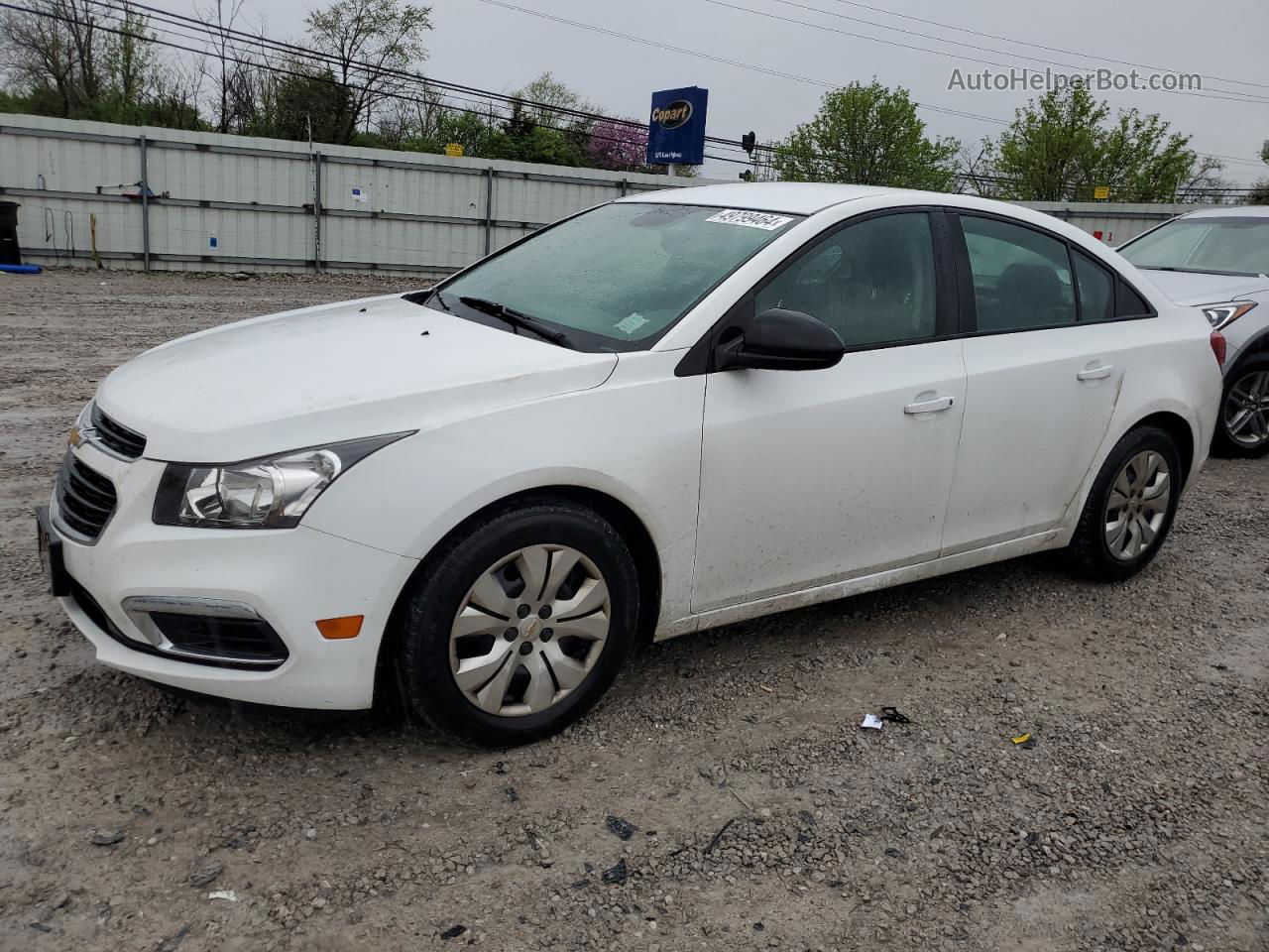 2015 Chevrolet Cruze Ls White vin: 1G1PA5SH4F7118900