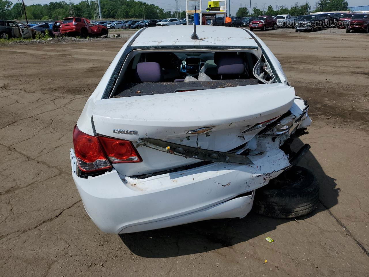 2013 Chevrolet Cruze Ls White vin: 1G1PA5SH5D7171005