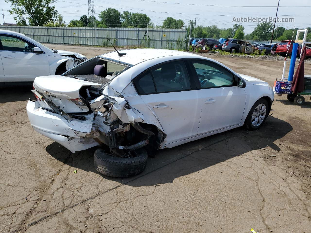 2013 Chevrolet Cruze Ls White vin: 1G1PA5SH5D7171005