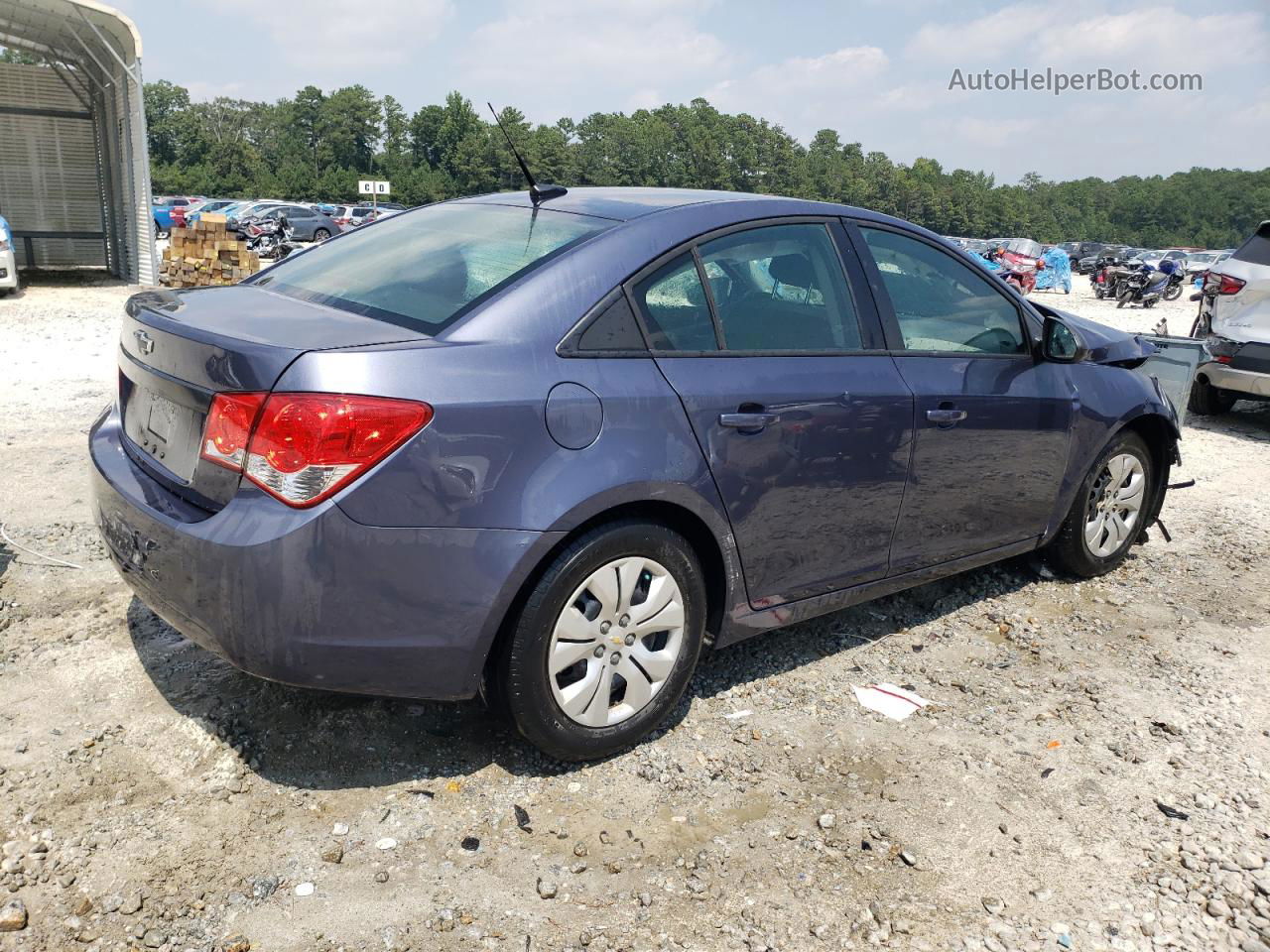 2013 Chevrolet Cruze Ls Blue vin: 1G1PA5SH5D7217514