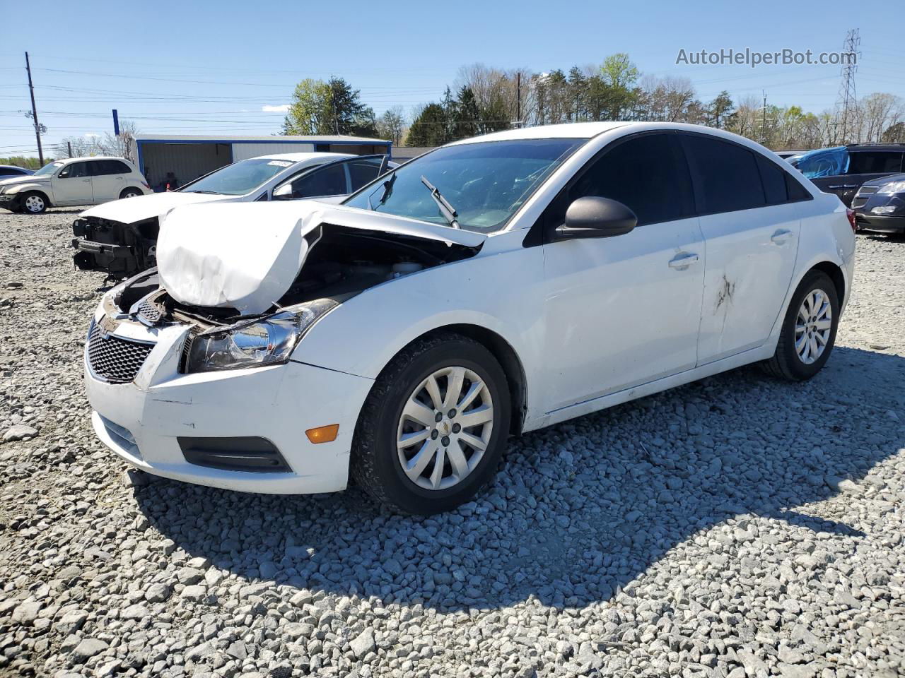 2014 Chevrolet Cruze Ls Белый vin: 1G1PA5SH5E7224318