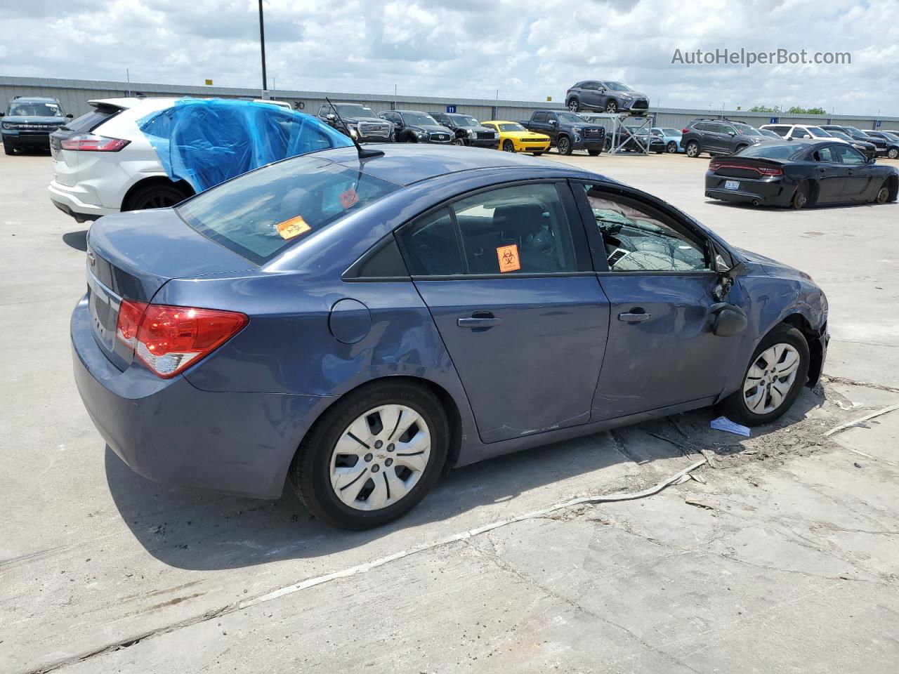 2014 Chevrolet Cruze Ls Blue vin: 1G1PA5SH5E7457163