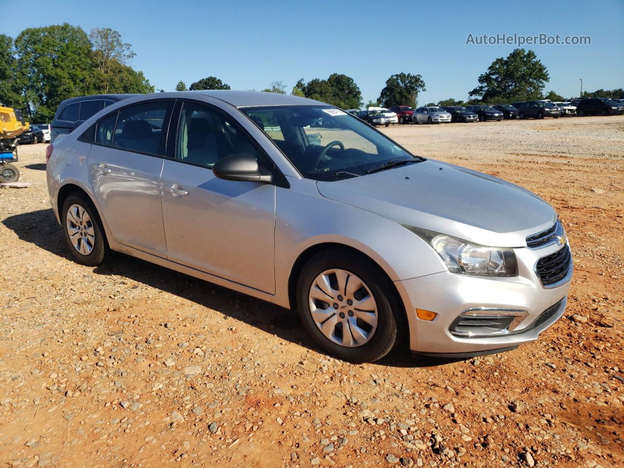 2015 Chevrolet Cruze Ls Silver vin: 1G1PA5SH5F7228306