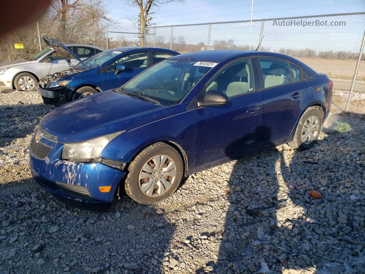 2013 Chevrolet Cruze Ls Blue vin: 1G1PA5SH6D7224391