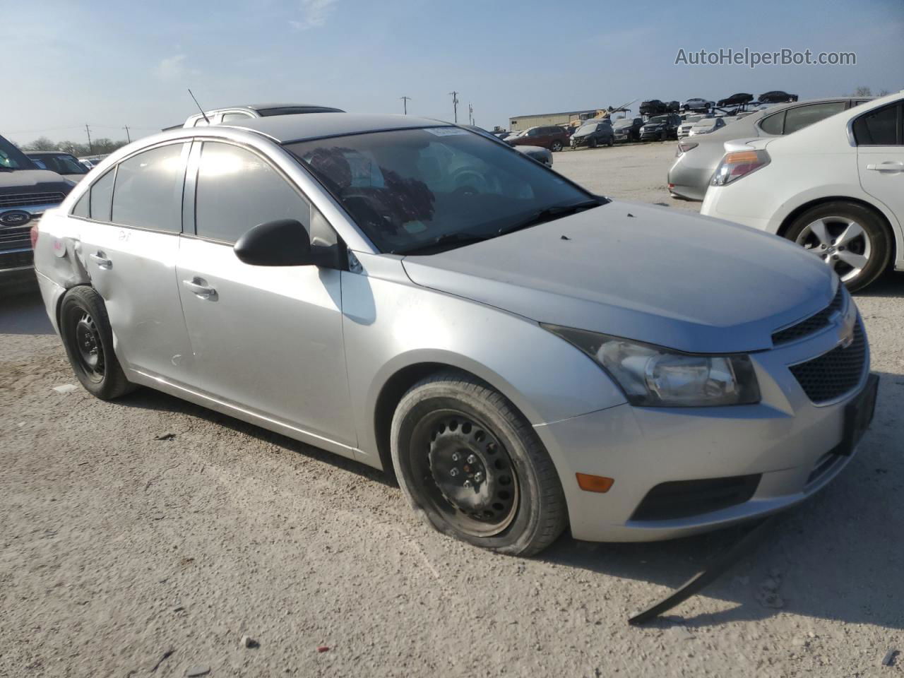 2013 Chevrolet Cruze Ls Silver vin: 1G1PA5SH6D7293064