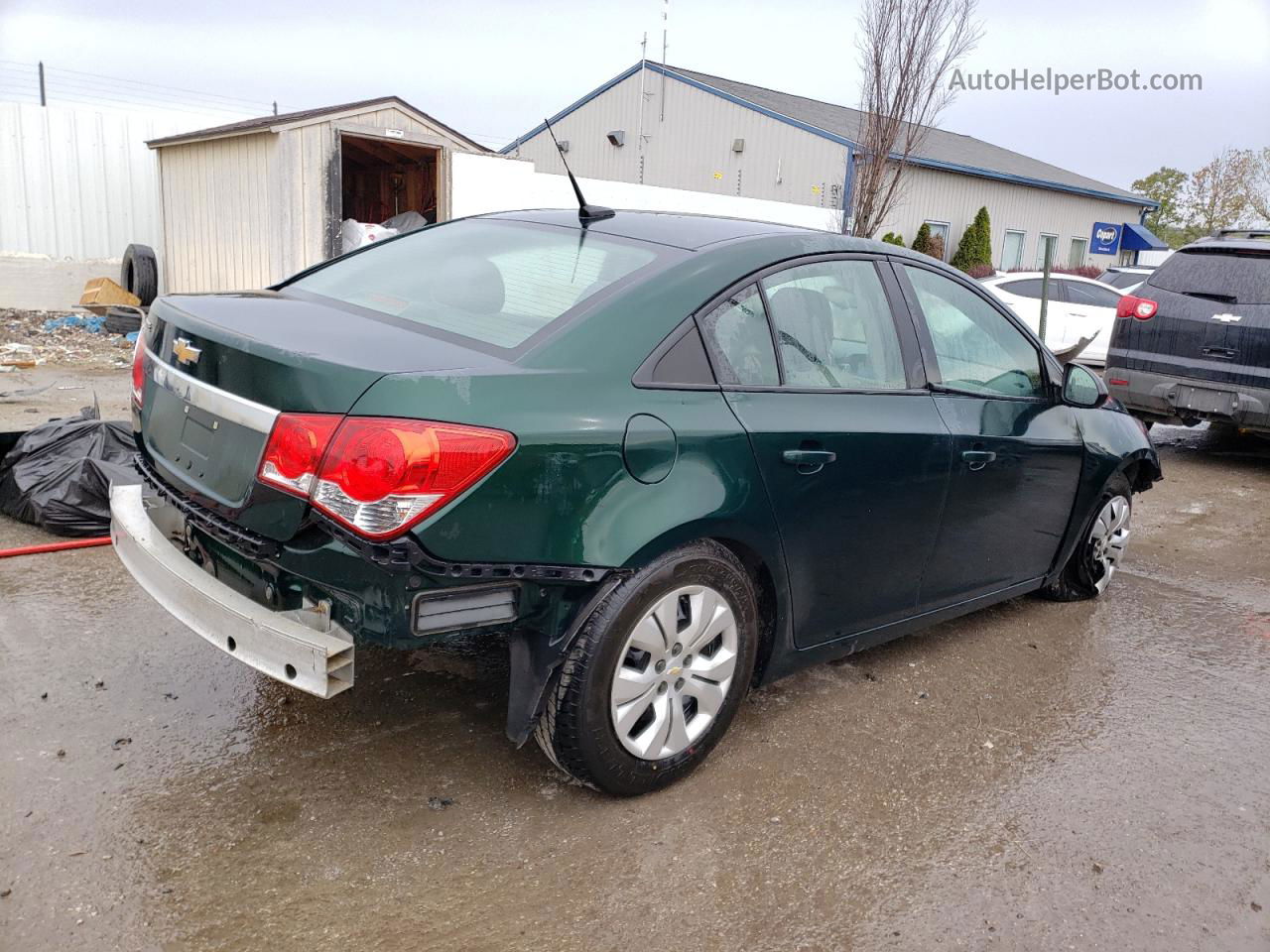 2014 Chevrolet Cruze Ls Зеленый vin: 1G1PA5SH6E7106326