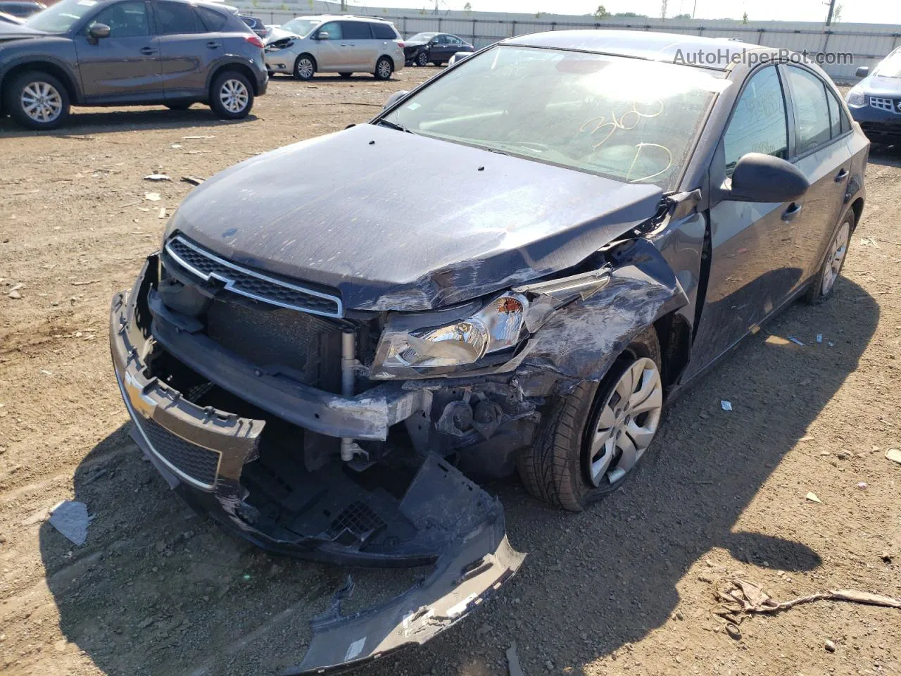 2014 Chevrolet Cruze Ls Gray vin: 1G1PA5SH6E7212730