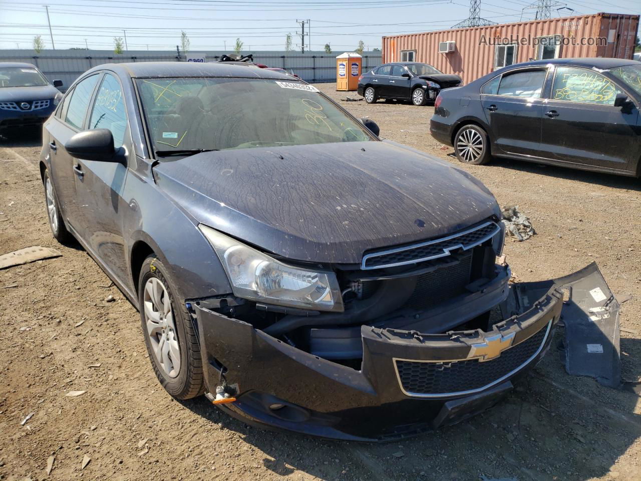 2014 Chevrolet Cruze Ls Gray vin: 1G1PA5SH6E7212730