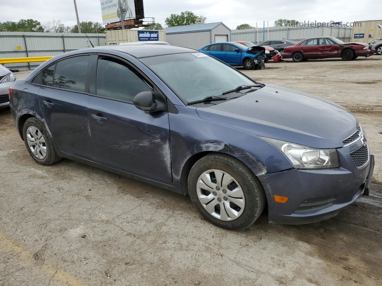 2014 Chevrolet Cruze Ls Синий vin: 1G1PA5SH6E7228636