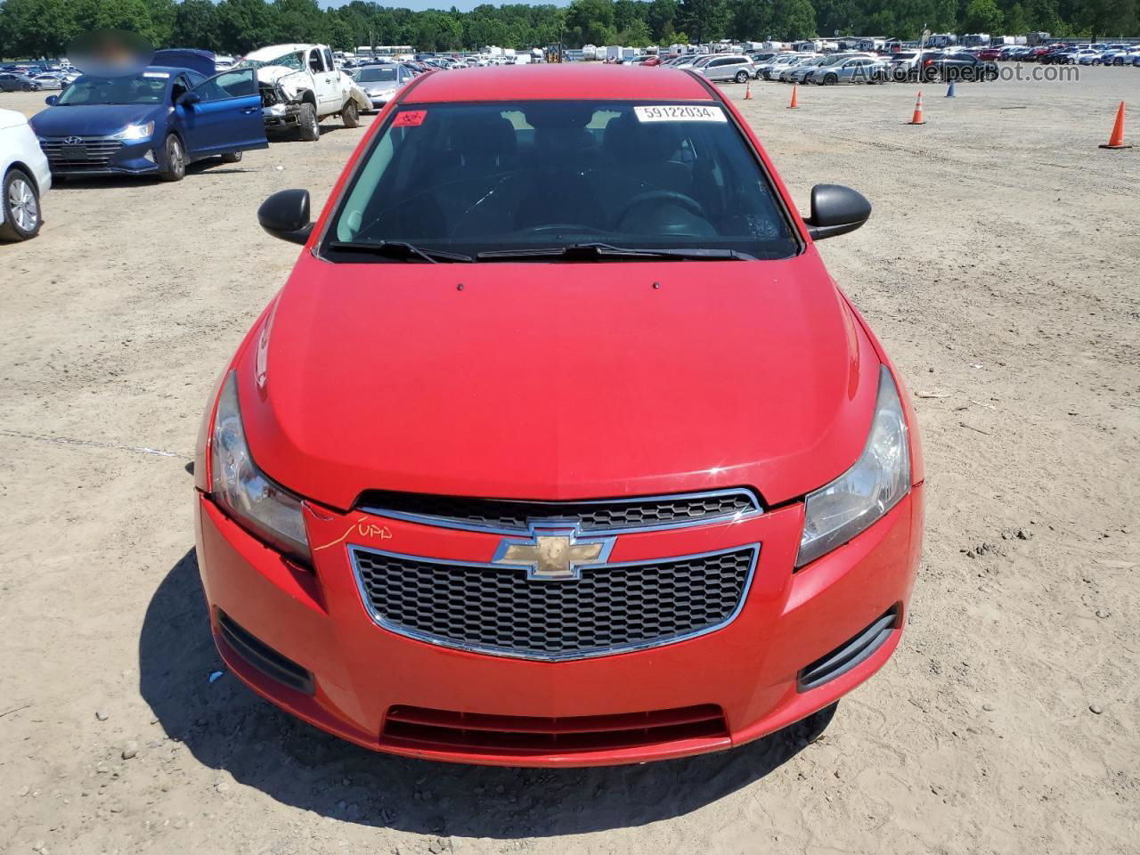 2014 Chevrolet Cruze Ls Red vin: 1G1PA5SH6E7363857