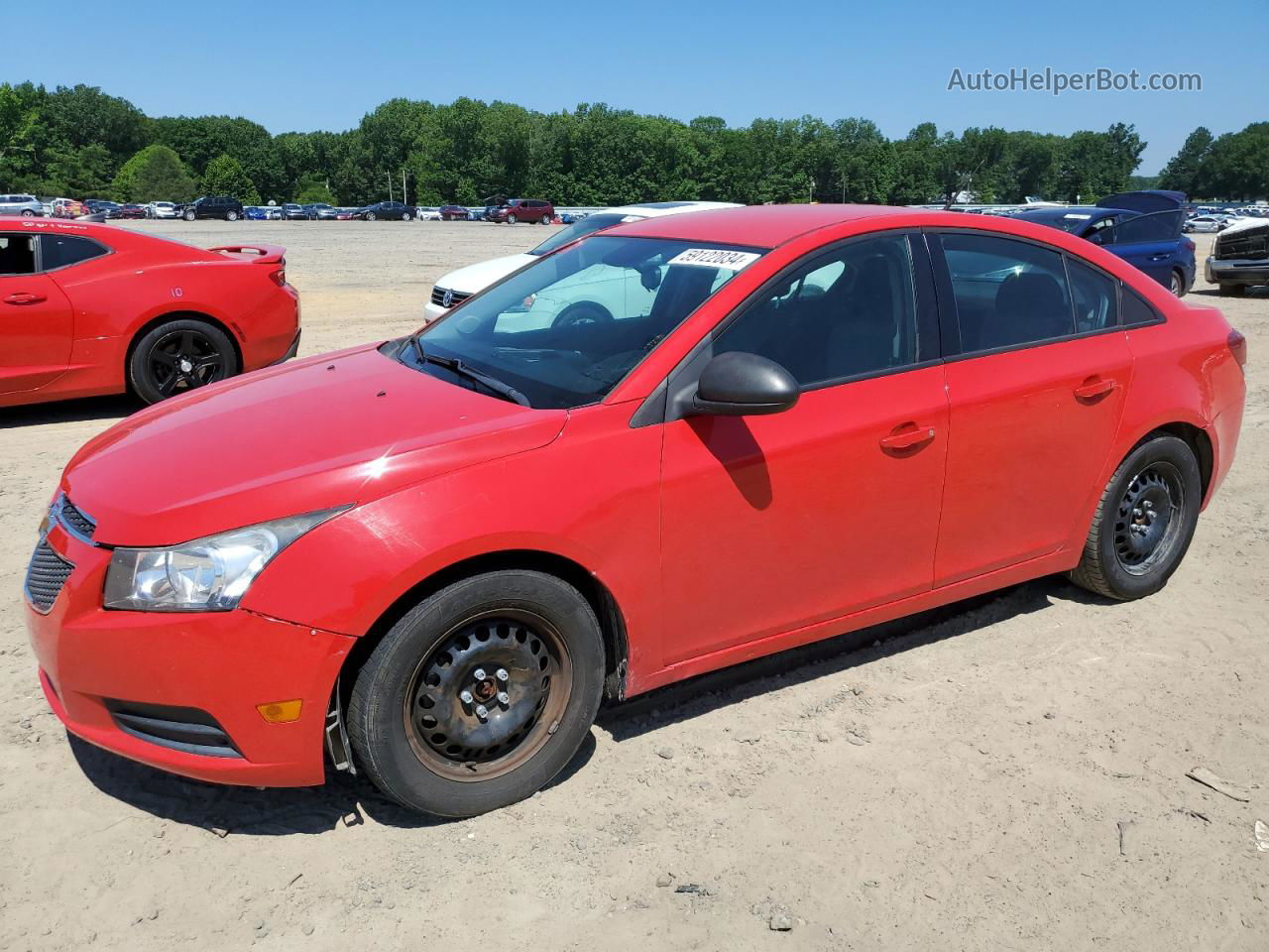 2014 Chevrolet Cruze Ls Red vin: 1G1PA5SH6E7363857