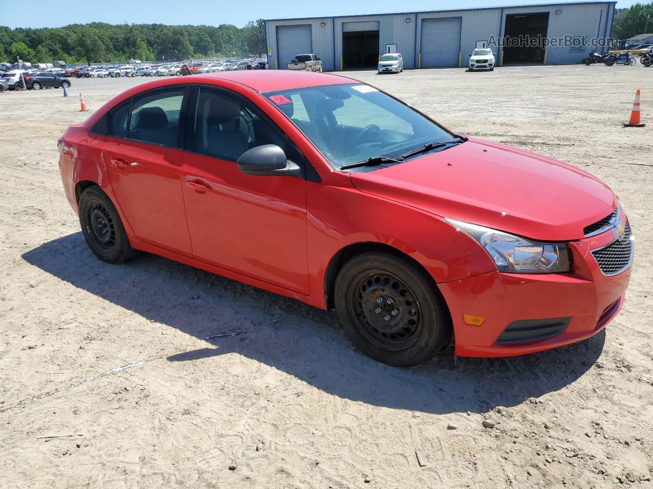 2014 Chevrolet Cruze Ls Red vin: 1G1PA5SH6E7363857