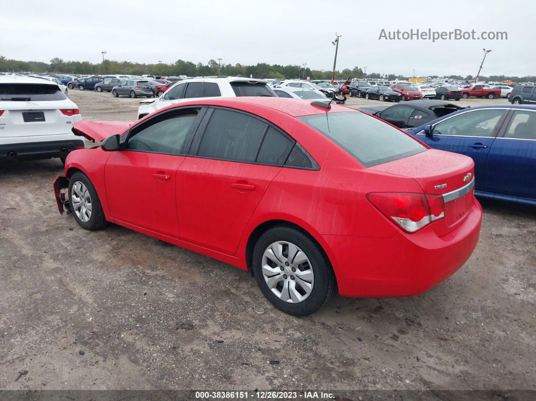 2015 Chevrolet Cruze Ls Auto Red vin: 1G1PA5SH6F7266210