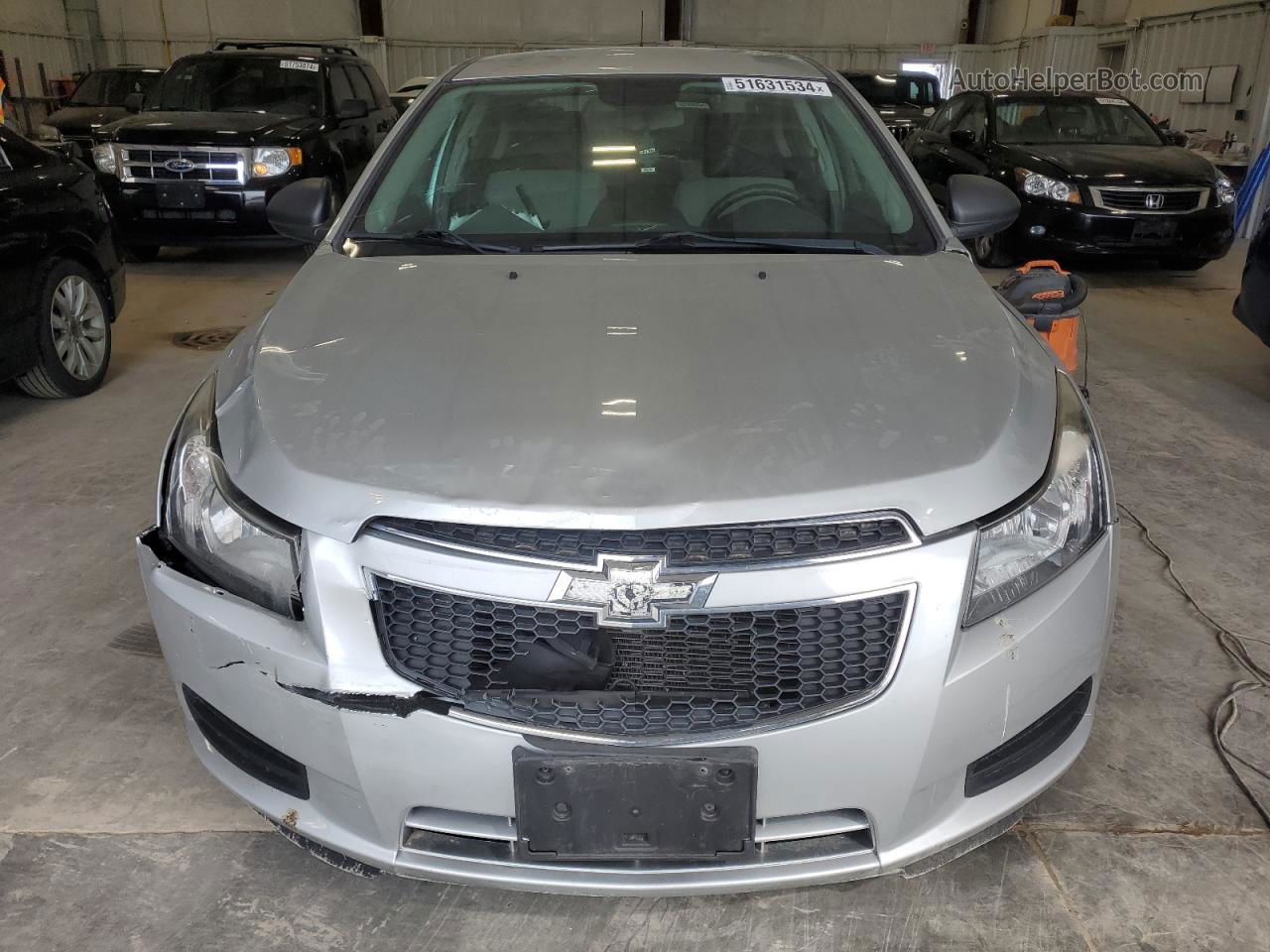 2013 Chevrolet Cruze Ls Silver vin: 1G1PA5SH7D7261904