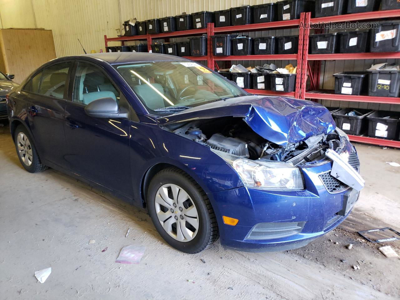 2013 Chevrolet Cruze Ls Blue vin: 1G1PA5SH7D7291730