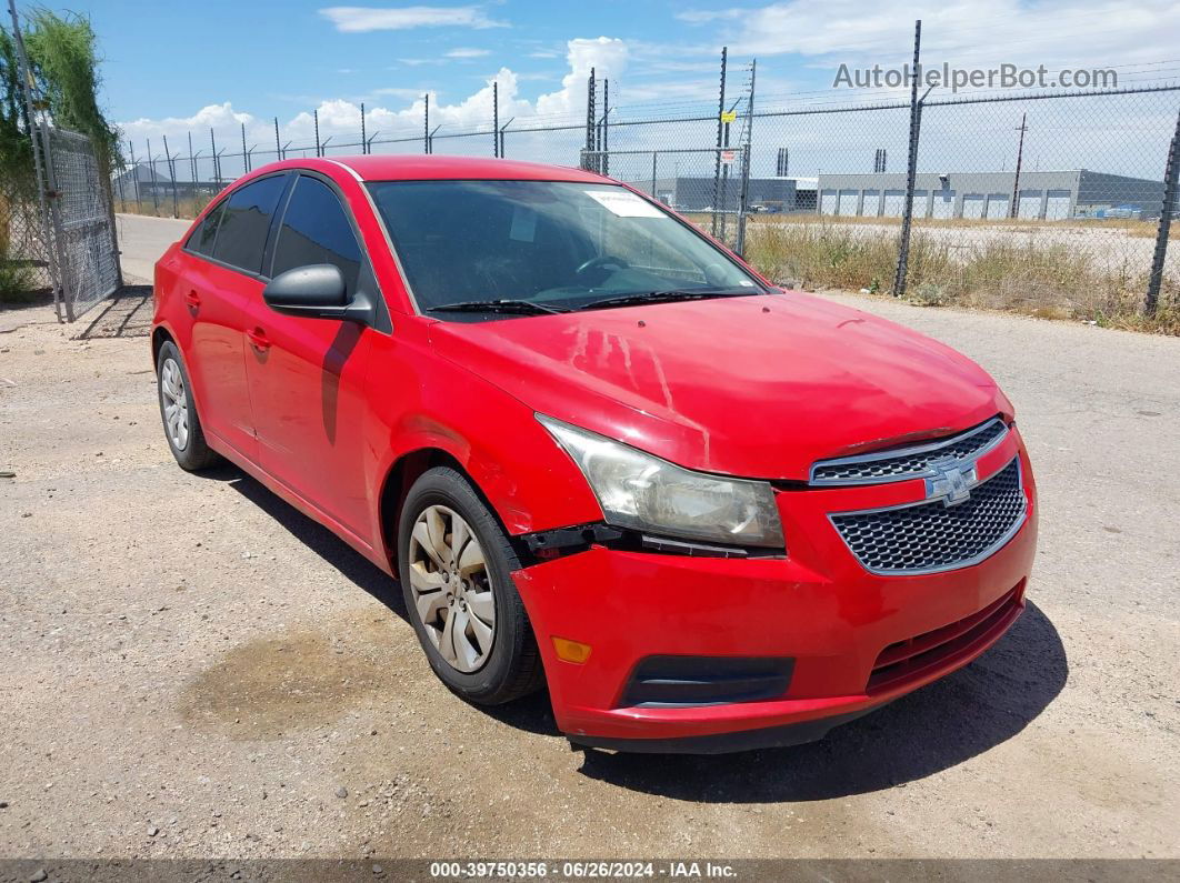 2014 Chevrolet Cruze Ls Auto Red vin: 1G1PA5SH7E7151095