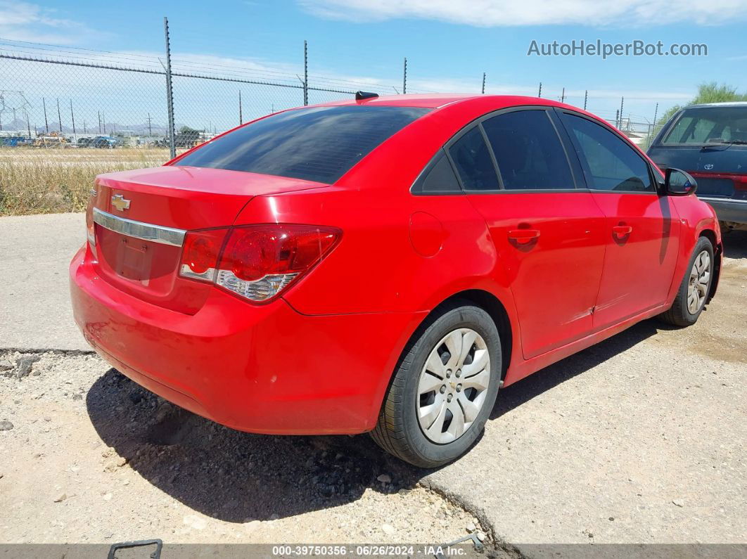 2014 Chevrolet Cruze Ls Auto Red vin: 1G1PA5SH7E7151095