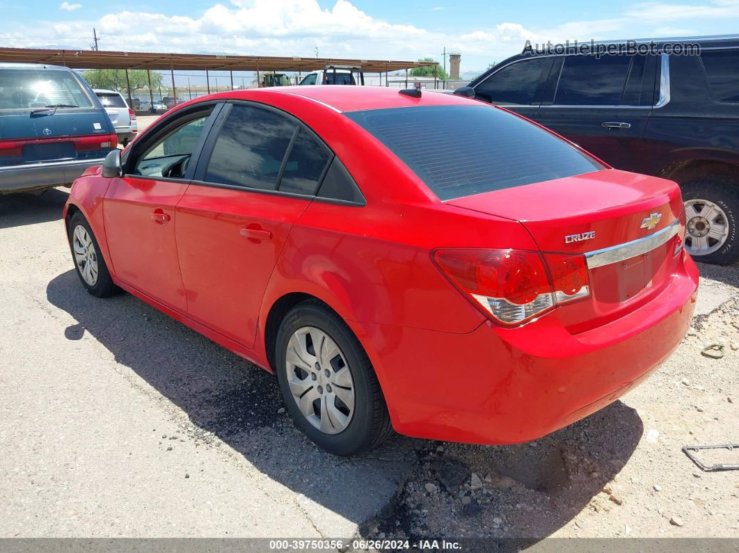 2014 Chevrolet Cruze Ls Auto Red vin: 1G1PA5SH7E7151095