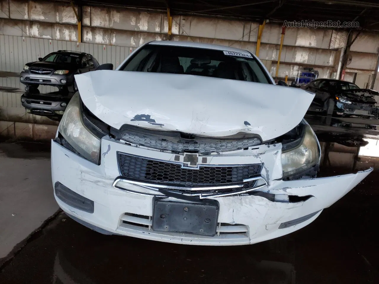 2014 Chevrolet Cruze Ls White vin: 1G1PA5SH7E7375600