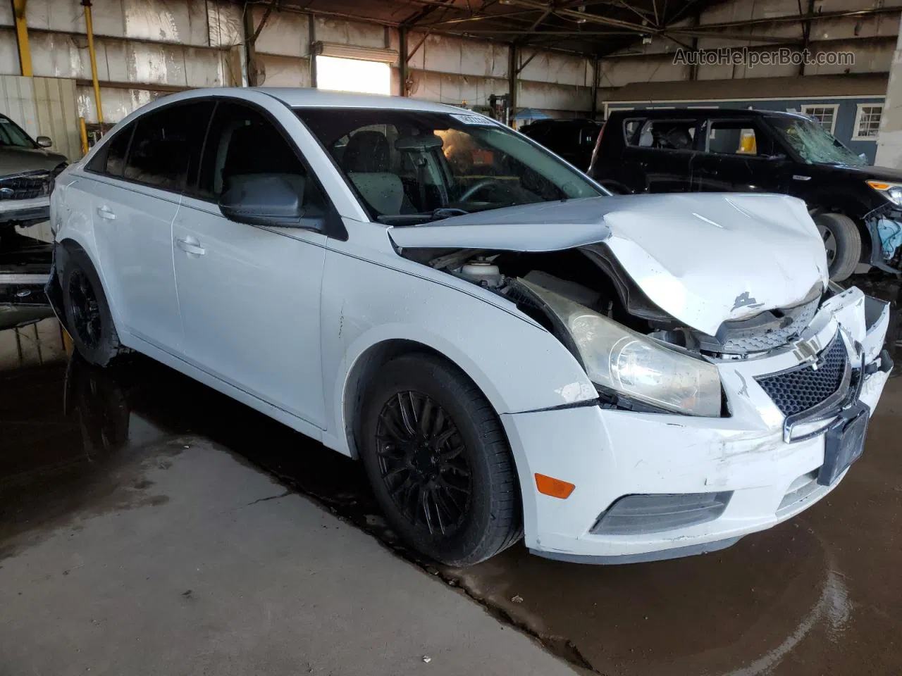 2014 Chevrolet Cruze Ls White vin: 1G1PA5SH7E7375600