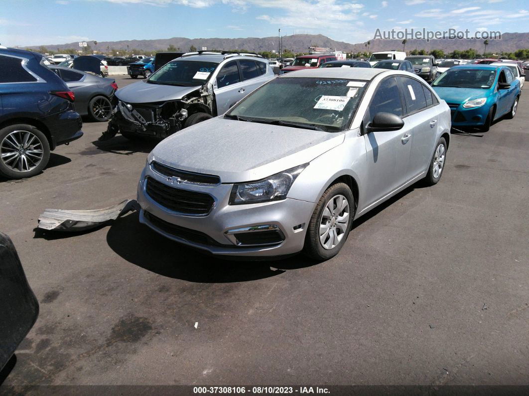 2015 Chevrolet Cruze Ls Silver vin: 1G1PA5SH7F7192800