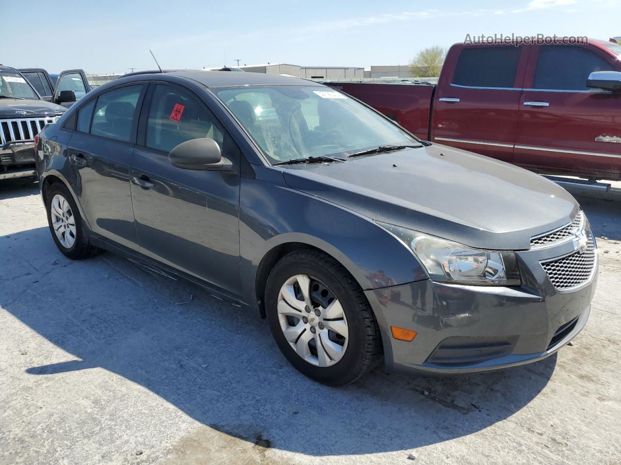 2013 Chevrolet Cruze Ls Charcoal vin: 1G1PA5SH8D7161777