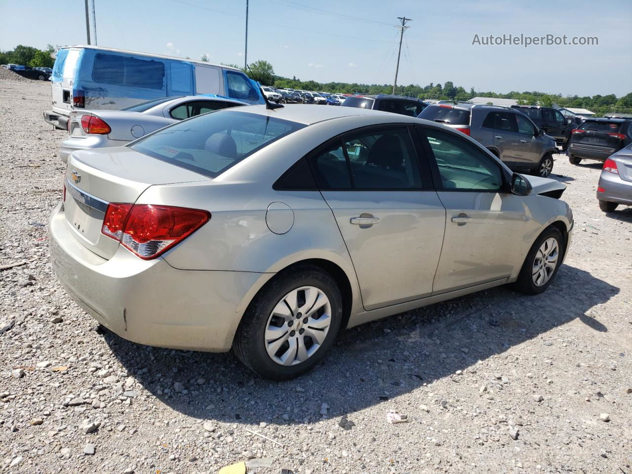 2013 Chevrolet Cruze Ls Gold vin: 1G1PA5SH8D7162816