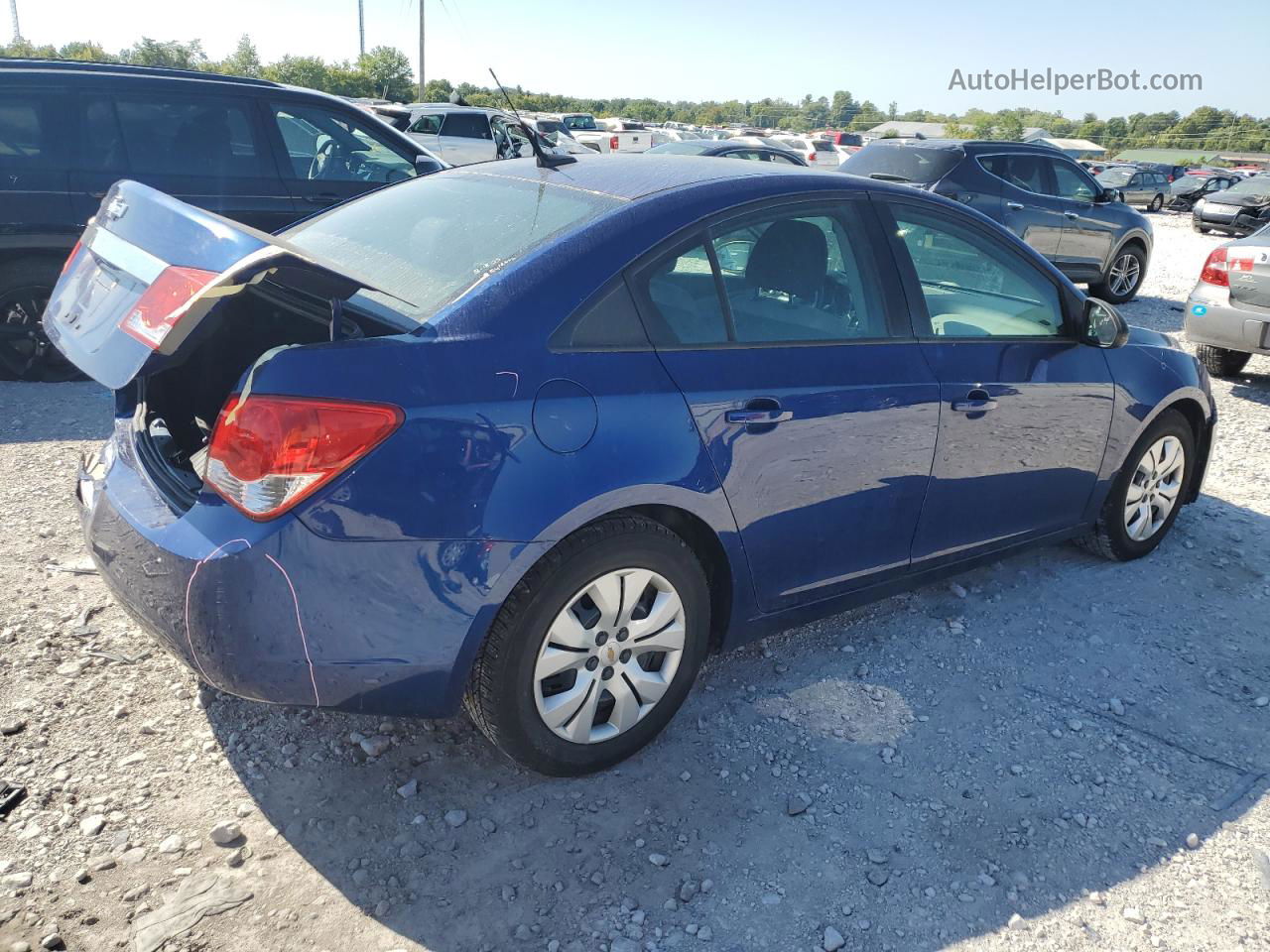 2013 Chevrolet Cruze Ls Blue vin: 1G1PA5SH8D7188347