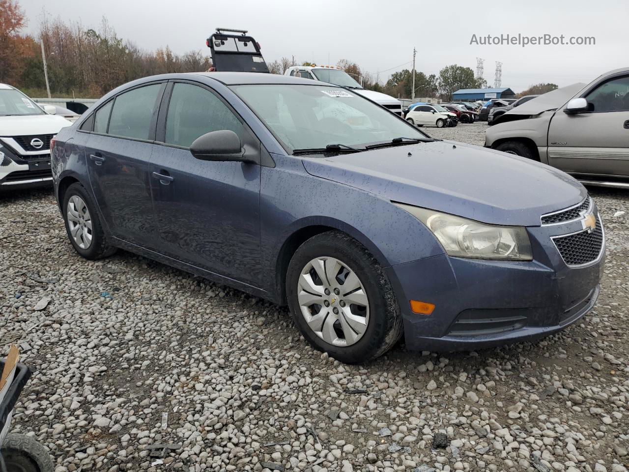 2013 Chevrolet Cruze Ls Blue vin: 1G1PA5SH8D7304064