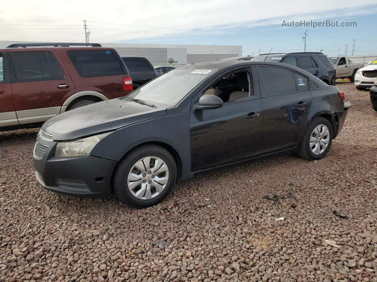 2014 Chevrolet Cruze Ls Black vin: 1G1PA5SH8E7212213