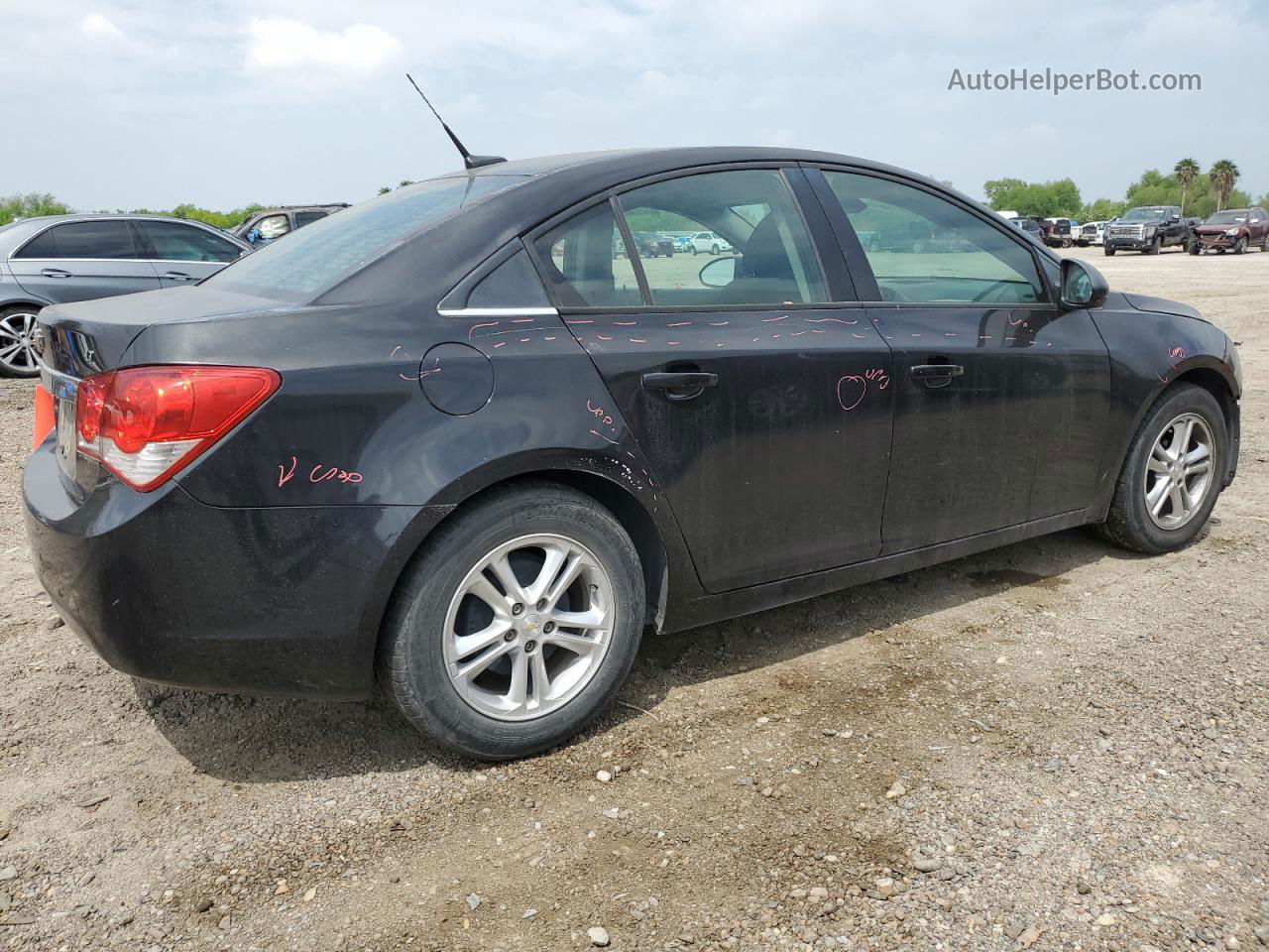 2014 Chevrolet Cruze Ls Black vin: 1G1PA5SH8E7256339