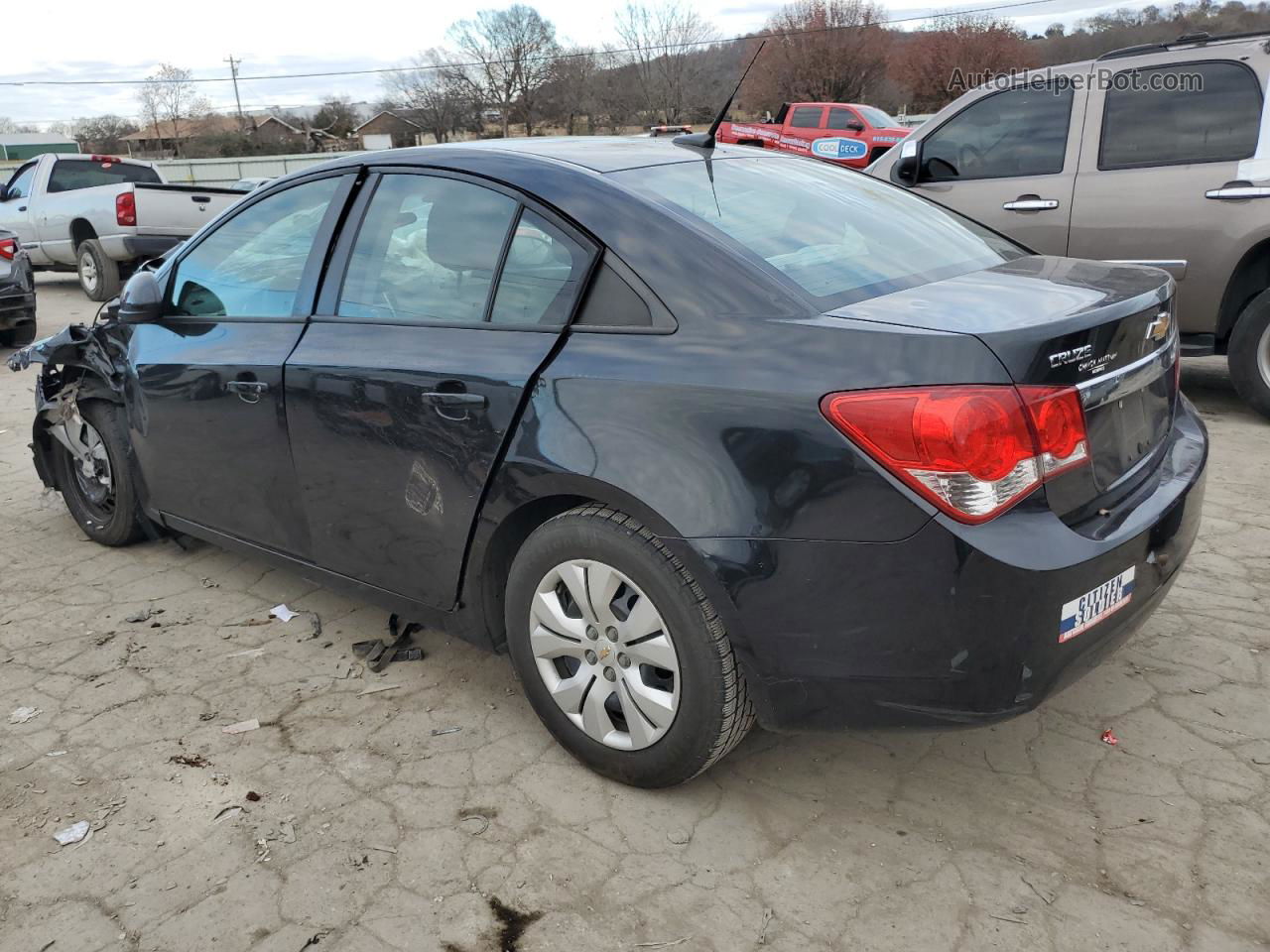 2014 Chevrolet Cruze Ls Black vin: 1G1PA5SH8E7263131