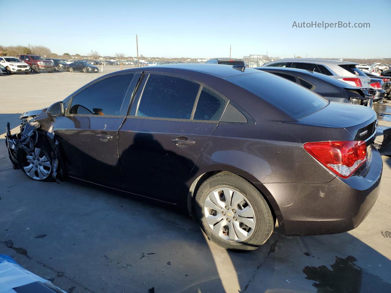 2014 Chevrolet Cruze Ls Brown vin: 1G1PA5SH8E7348759