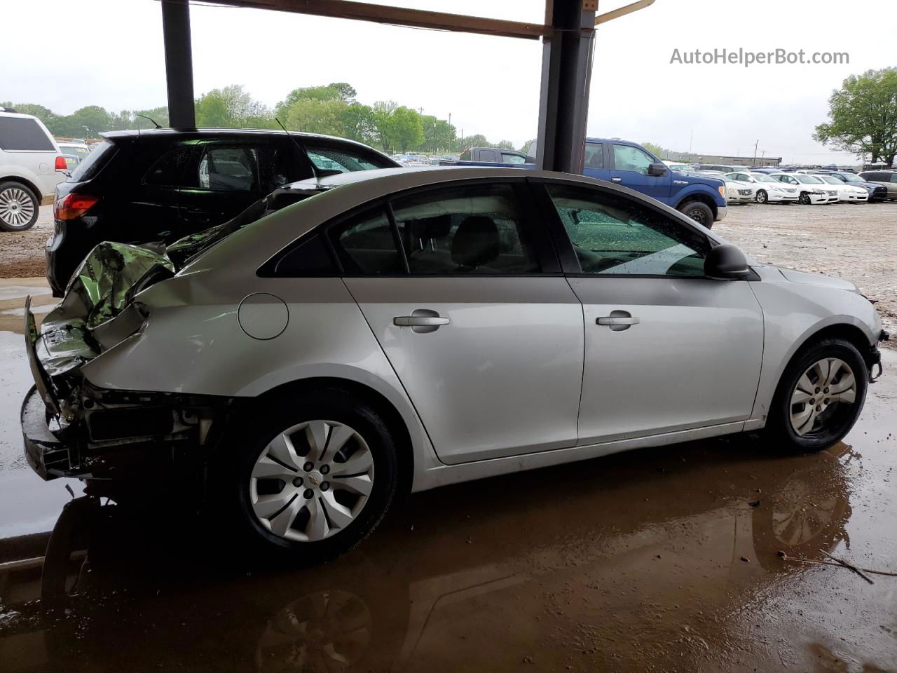 2014 Chevrolet Cruze Ls Silver vin: 1G1PA5SH8E7424349