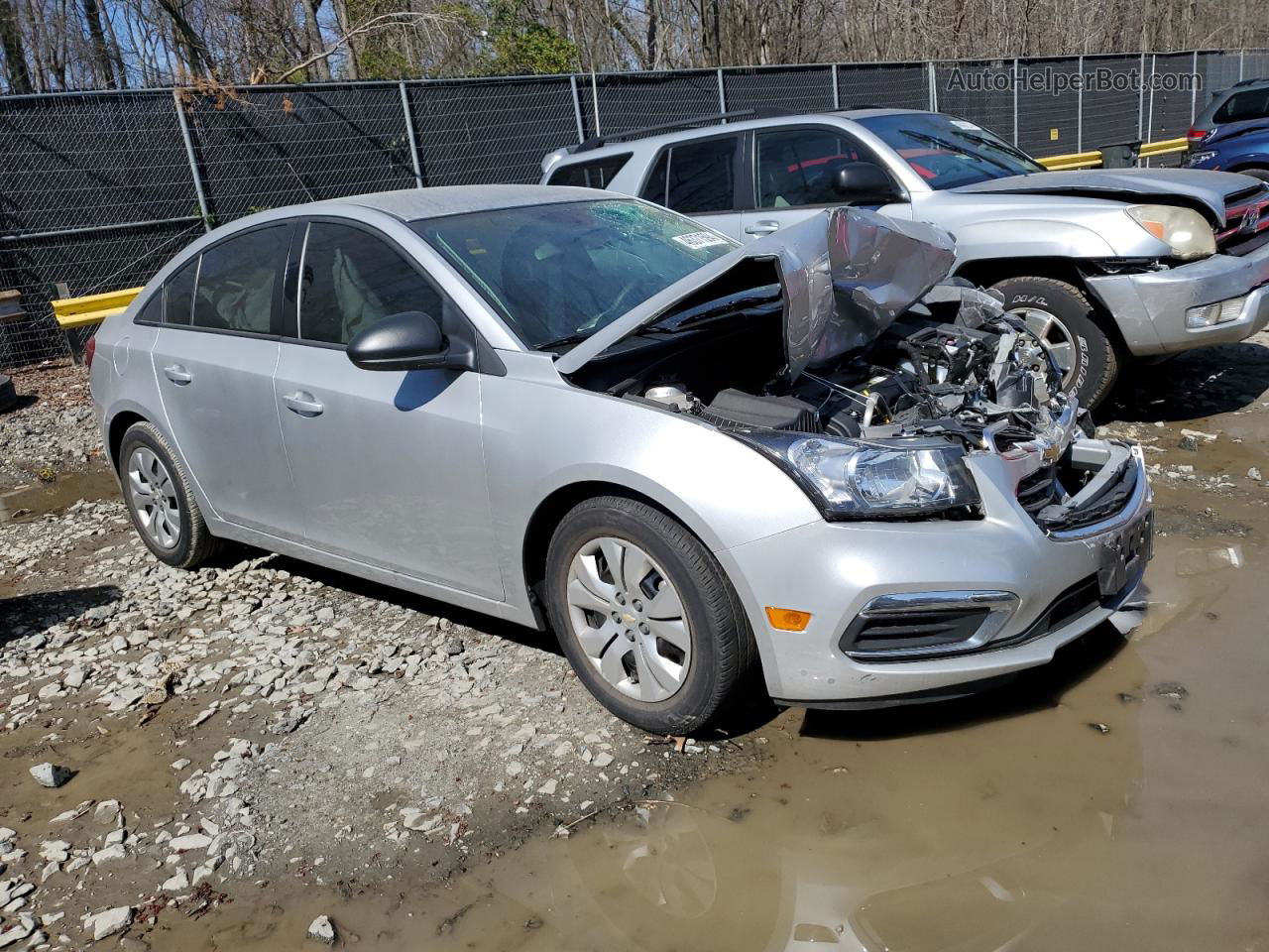 2015 Chevrolet Cruze Ls Silver vin: 1G1PA5SH8F7154301