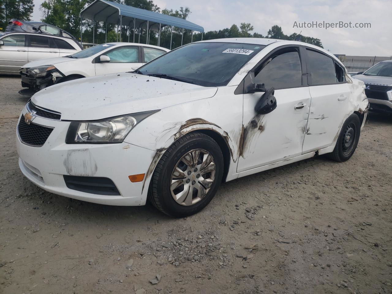 2013 Chevrolet Cruze Ls White vin: 1G1PA5SH9D7118145