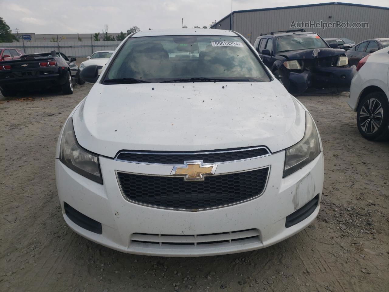 2013 Chevrolet Cruze Ls White vin: 1G1PA5SH9D7118145