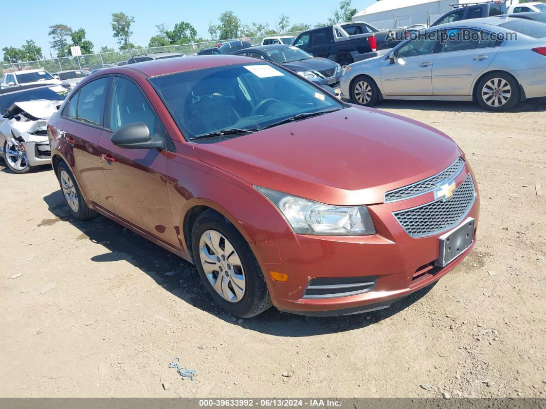 2013 Chevrolet Cruze Ls Auto Maroon vin: 1G1PA5SH9D7156328